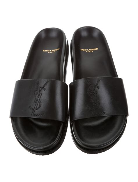 ysl jimmy slides|Shop Saint Laurent Jimmy Leather Slides .